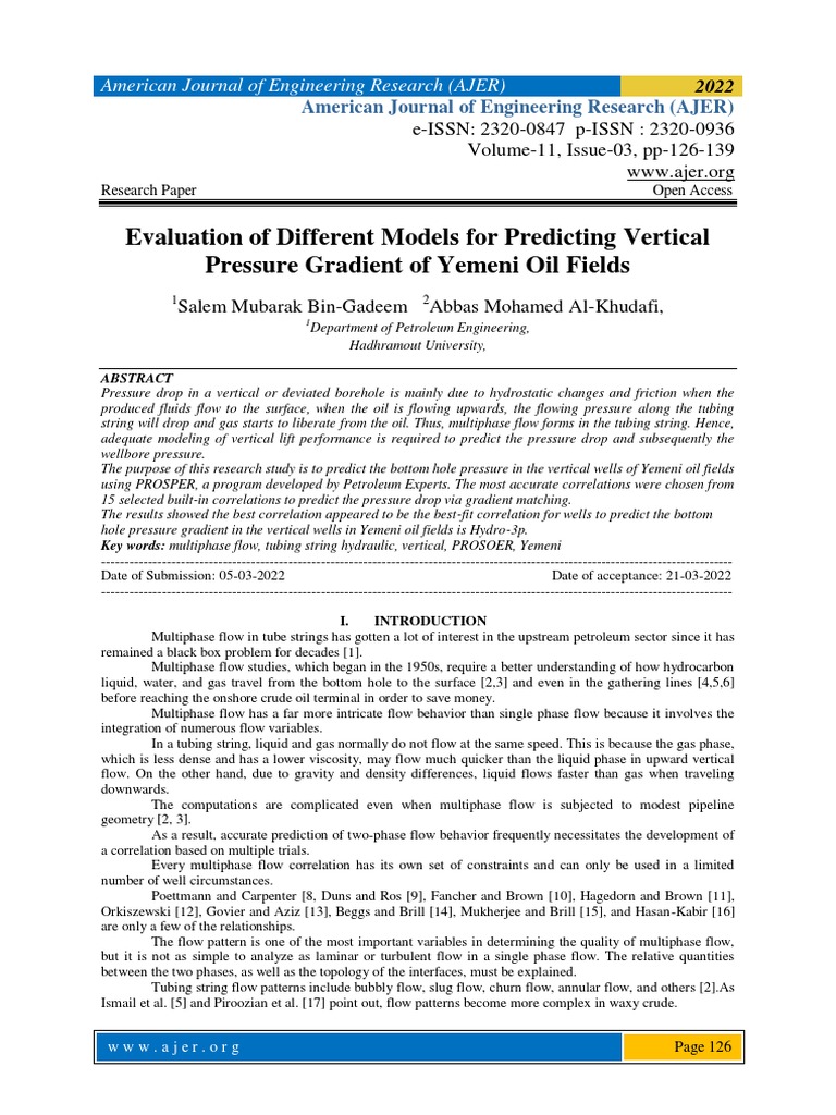 Yemeni Oil Pressure Prediction | PDF | Technology & Engineering