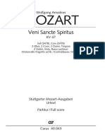 Mozart: Veni Sancte Spiritus