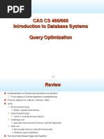 CAS CS 460/660 Introduction To Database Systems Query Optimization