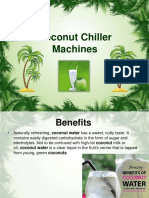 Coconut Chiller Machine
