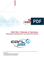 CARL Pilot - Plénitude et Pertinence - Méthodologie d'implémentation des produits CARL Software(1)