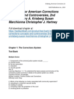 Test Bank For American Corrections Concepts and Controversies 2nd Edition Barry A Krisberg Susan Marchionna Christopher J Hartney