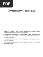 Cryptography Techniques