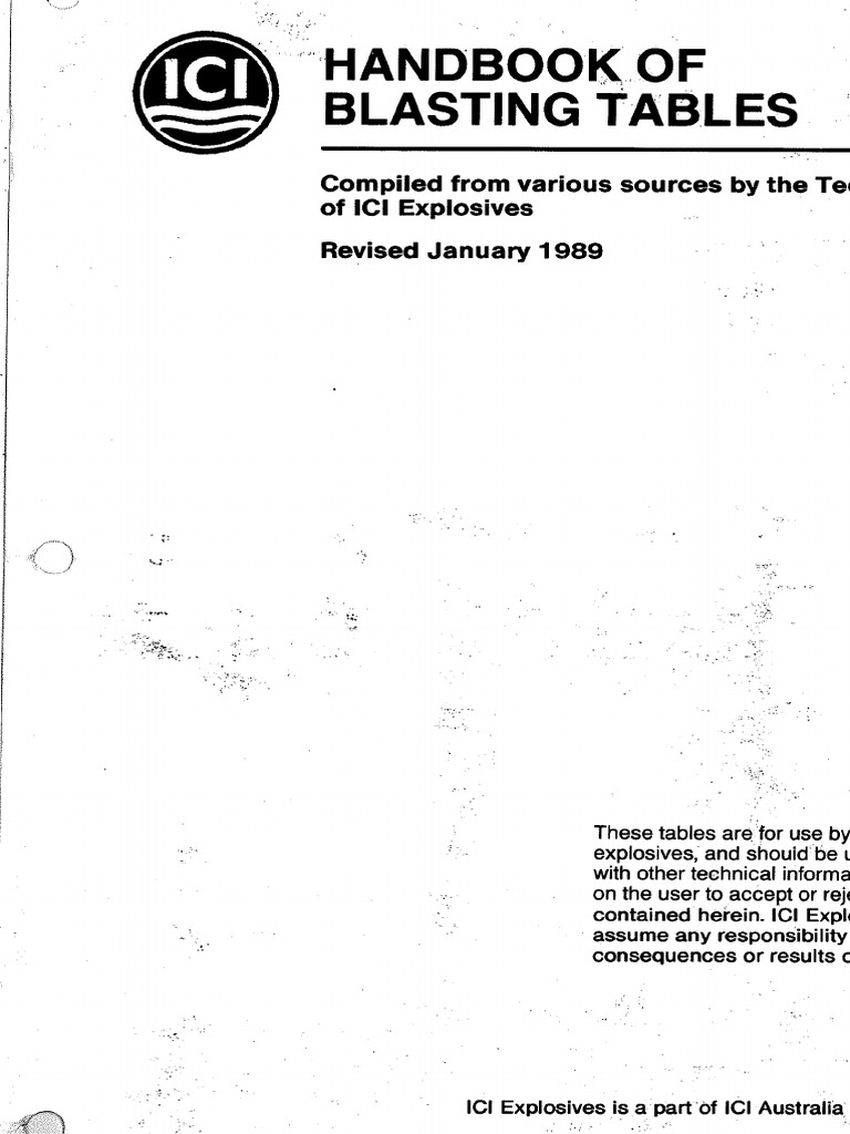 ICI Blast Tables - Cropped | PDF