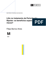 Lítio No Tratamento Da Perturbação Bipolar: Os Benefícios Superam Os Riscos?