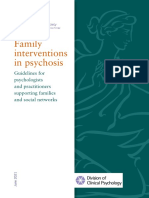 Family interventions in psychosis
