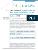 Global Distribution Data For Cattle, Buffaloes, Horses, Sheep, Goats, Pigs, Chickens and Ducks in 2010