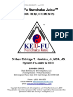Ken Fu Nunchaku Jutsu Rank Requirements June 1 2020