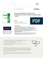 Proposed AASHTO Guidelines For Performance-Based Seismic Bridge Design (2020)