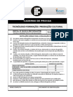 P17. Tecnólogo Formação - Produção Cultural