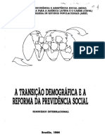 A Transiçâo Demográfica e A Reforma Dà Previdencia Social Seminàrio Internacional. 1996