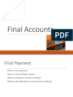 Final Accounts - 2021