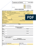 FOR-GE036 Formulário Dados Cadastrais