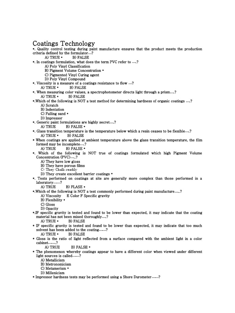 Coating Technology | PDF
