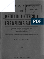 Revista Do Instituto Histórico e Geográphico Parahybano - N. 9 - 1937