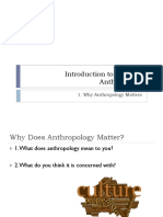 Why Anthropology Matters