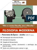 DEC 010 - Slides Com Resumo Do Aulão 2 - Filosofias Moderna e Contemporânea