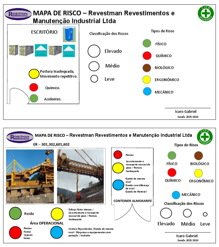 Mapa de Risco Revestman | PDF