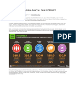 Statistik Pengguna Digital Dan Internet Indonesia 2019