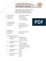 Struktur Panitia Dan Data Peserta Tes Putih