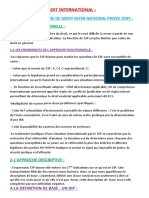 Droit International:: Section 1: Le Domaine de Droit Inter National Privee (Dip)