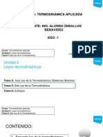 Clase09 - 2da Ley de La Termodinámica