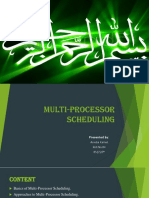 Multi-Processor Scheduling