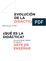 Evolución de La Didáctica