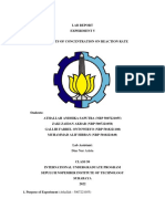 Chemisty Lab Report Group 1 6 Prac