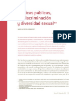 Políticas públicas, no discriminación y diversidad sexual / Mario Alfredo Hernández