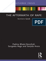 The Aftermath of Rape Survivors Speak by Padma Bhate Deosthali Bibis - Ir