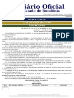 Feriados Rondônia 2023 DOE-23.12.2022