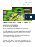 004. Python Performance Tuning_ 20 Simple Tips