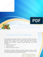 BSBMKG623 Native Bush Spices Australia Marketing Plan Presentation