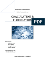 Rapport Coagulation & Floculation