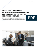 Installing and Running Microsoft Windows Server 2019 and Windows Server 2022 On HPE Superdome Flex Technical White Paper-A00074577enw