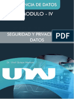 Ciencia de Datos - Módulo 4 - Seguridad y Privacidad de Datos