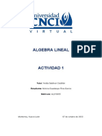 Algebra Lineal Actividad 1