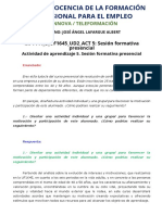 Actividad 5 - Uf 1645 Sesión Formativa Presencial - MF1444