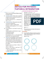 9TH Differentiation Integration (32 To 55) - PHYSICS