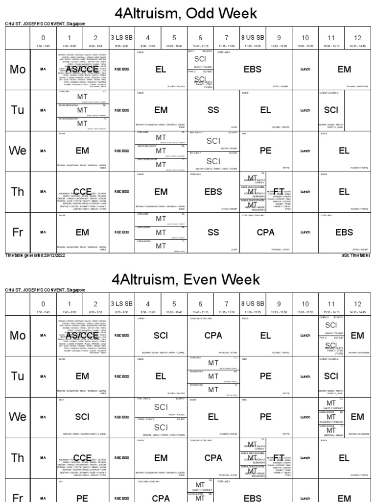 secondary-45-timetable-sem-1-2023-pdf