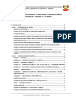 3.1 Especificaciones Técnicas - Estructuras