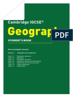 Section 1 Population and Settlement