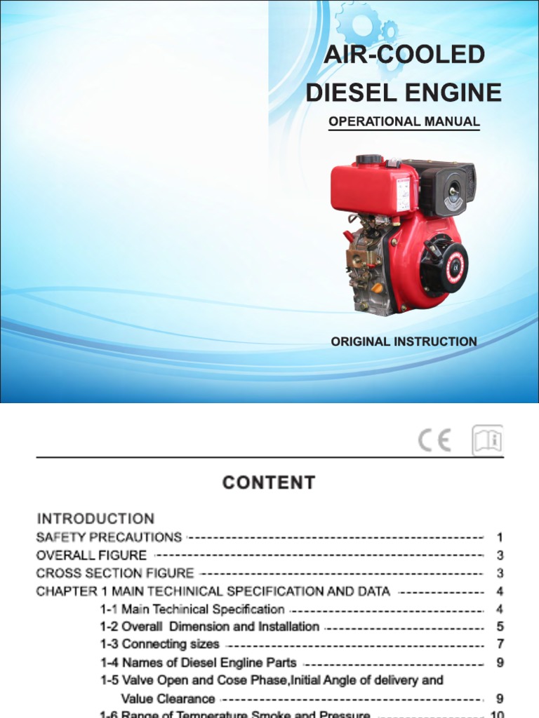 Diesel Engine Operation and Maintenance Guide | PDF | Diesel Engine ...