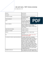 Comparació Fitxes Tècniques I Artístiques Pel L