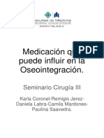 Medicación que puede influir en la Oseointegración. - copia