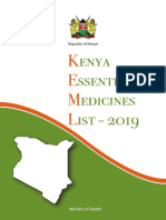 Kenya Essential Medicines List