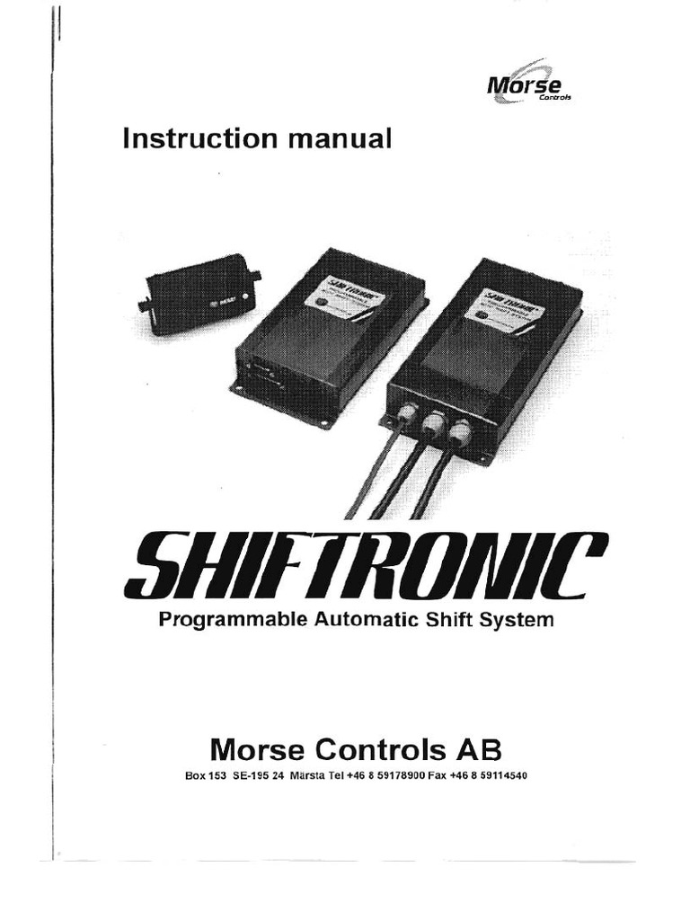 Shiftronic Manual | PDF