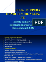 Patologia Hemostazei. Intoxicatii