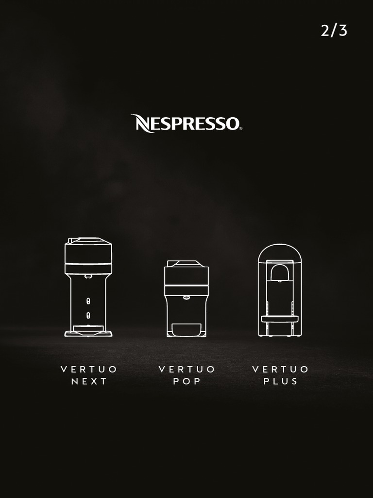 Vertuo-Pop User Manual | PDF